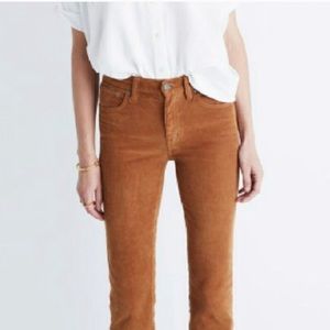 Madewell | Mustard Corduroy Rail Straight Leg